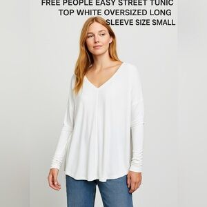 Free People Optic White Moonshine Tunic